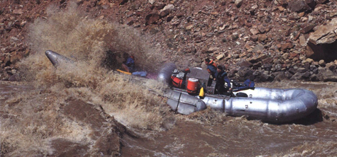 Film support provided in remote locations like the Colorado River.